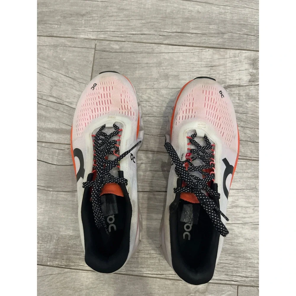 ON Running Cloudswift Women's‎ White Orange Athletic Shoes USW 10 UK 8
